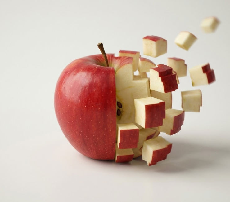 极简主义食物摄影