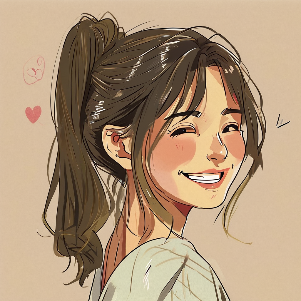 高马尾,御姐,青春,开心