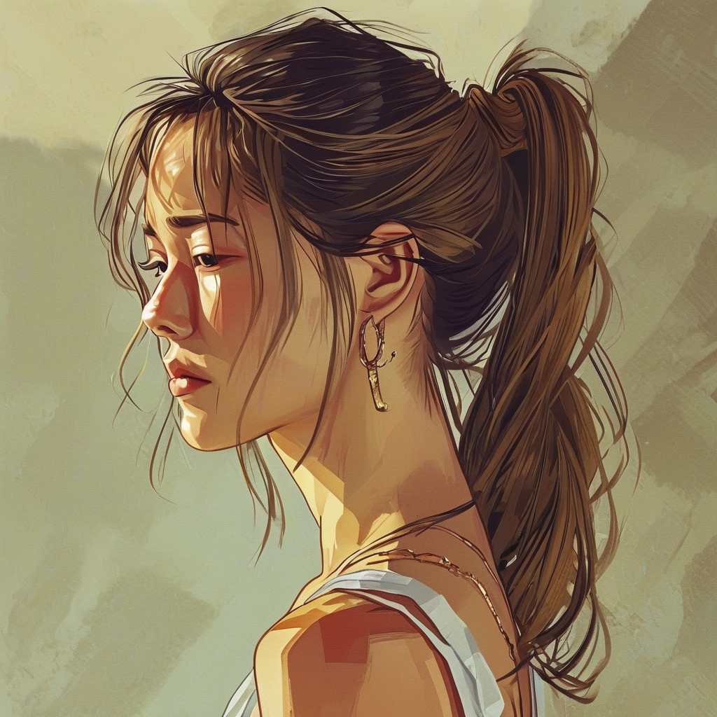 高马尾,御姐,青春