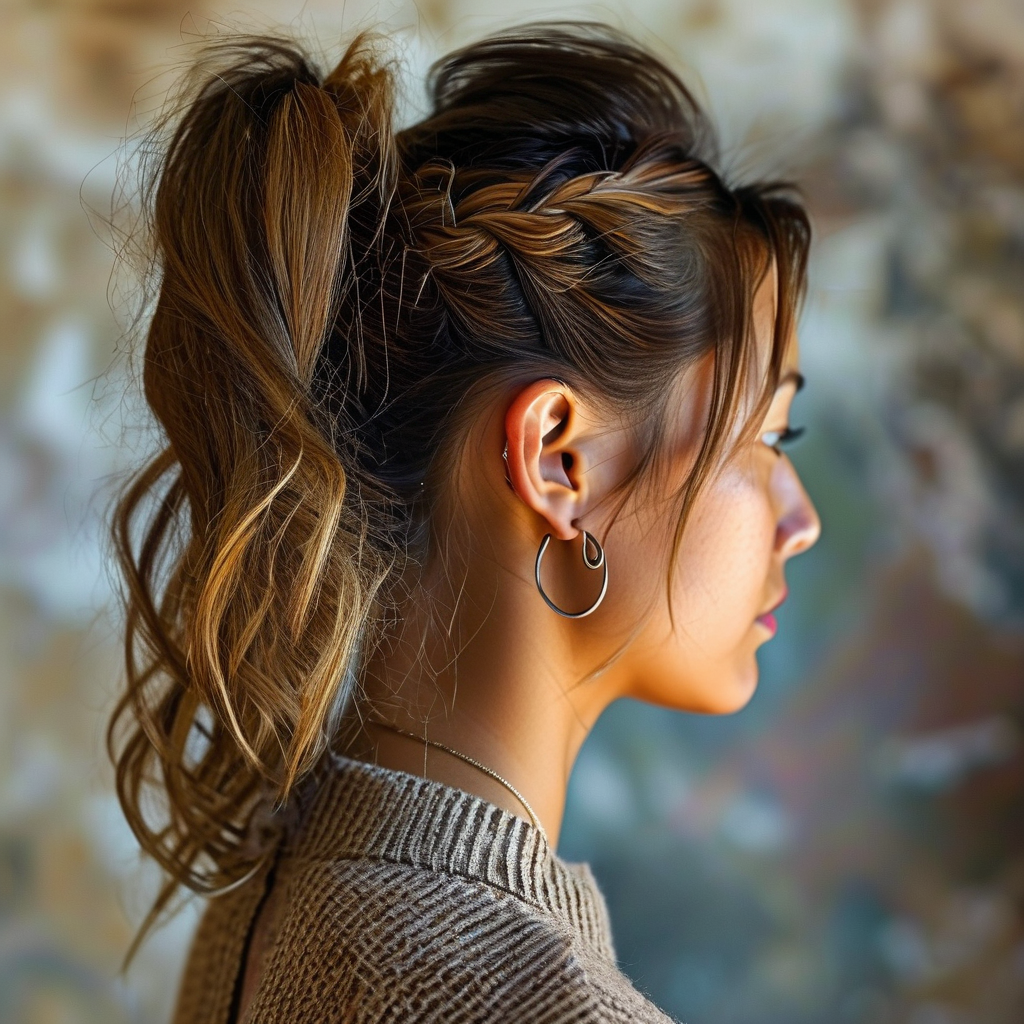 高马尾,御姐,青春